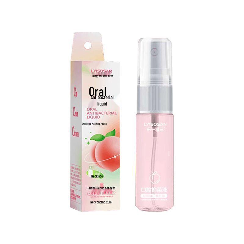 Haishi Hainuo W012 Oral Antibacterial Solution - Vitality Peach, 20ml