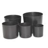 Home Plastic Black Planter Plant Pot Succulent Box Flower Pots