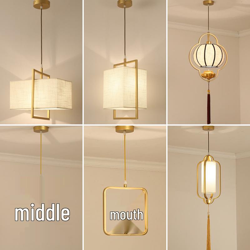 Modern Chinese Style Small Chandelier for Bedroom, Corridor, Bar, or Study