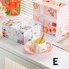 Coffee Cup Saucer Set Gift Box Household Ceramic Cup Wedding Souvenir Teachers' Day Staff Birthday Gift Milk Foam Cup