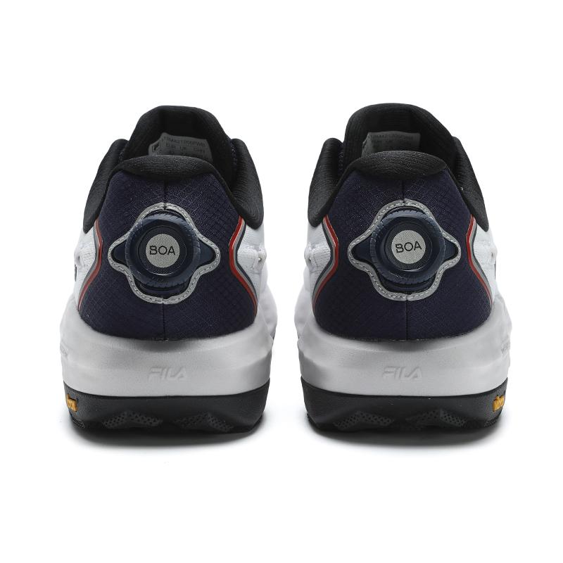 FILA Boa Explorer 2 Comfortable Versatile Low-Top Outdoor Shoes Men sneaker White Blue A12M421205FWB