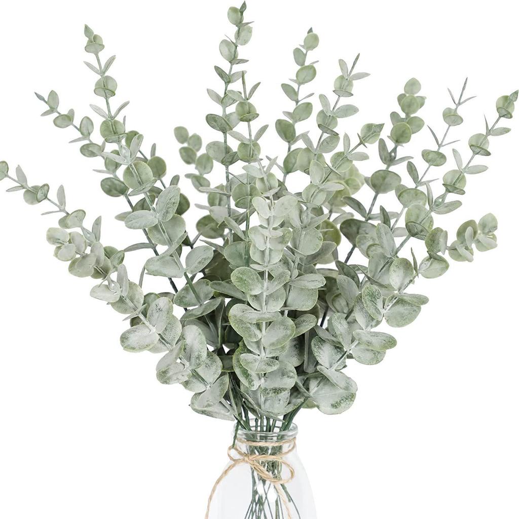 Golden Eucalyptus Artificial Leaves - Christmas & Wedding Decor