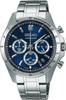 Seiko Men Sbtr011 Chronograph Blue Watch Stainless Steel
