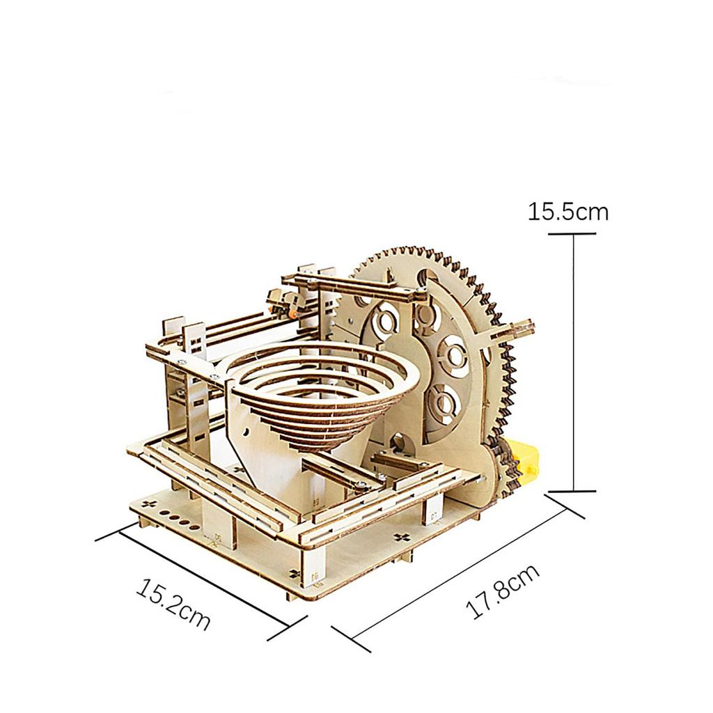 AIJUYE 3D Wooden Puzzle Craft Kit for Adults and Electric 3D Wooden 3D Birthday Christmas No Glue Assembly Toy Kids, Gears, Puzzle, Gift, Gift,