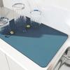 30X40Cm Lavabo Emici Ped Banyo Drenaj Pedi Su Geçirmez Mildewproof Mutfak lavabo musluğu Sıçrama Emici Ped