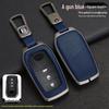 Toyota RAV4 Smart Key Zinc Alloy Leather Protective Case