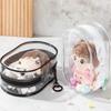 Pop Mart Transparent PVC Baby Stroller Bag - 3D Sun Design, 20cm Blind Box Display Storage Bag