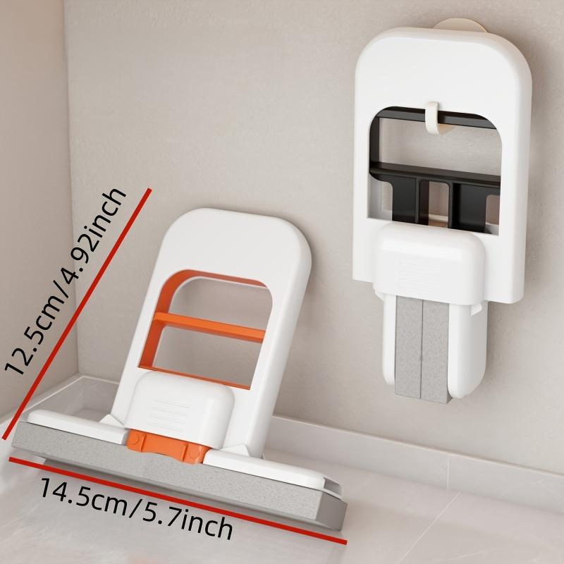 [2pcs Multipurpose Lazy Mop] 1pc Folding Hand-Wash Mini Desktop Lazy Mop | One-Hand Operation, Multipurpose, Space-Saving | for Kitchen, Tile Wall