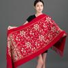 Luxury Paisley Embroidery Cashmere Scarf Women Winter Warm Pashmina Oversize Lady Shawls And Wraps Thick Blanket Scarves Foulard