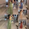 2026 European and American Summer New Women's Clothing Fashionable Casual Elegant Suspender Flower Print Dress