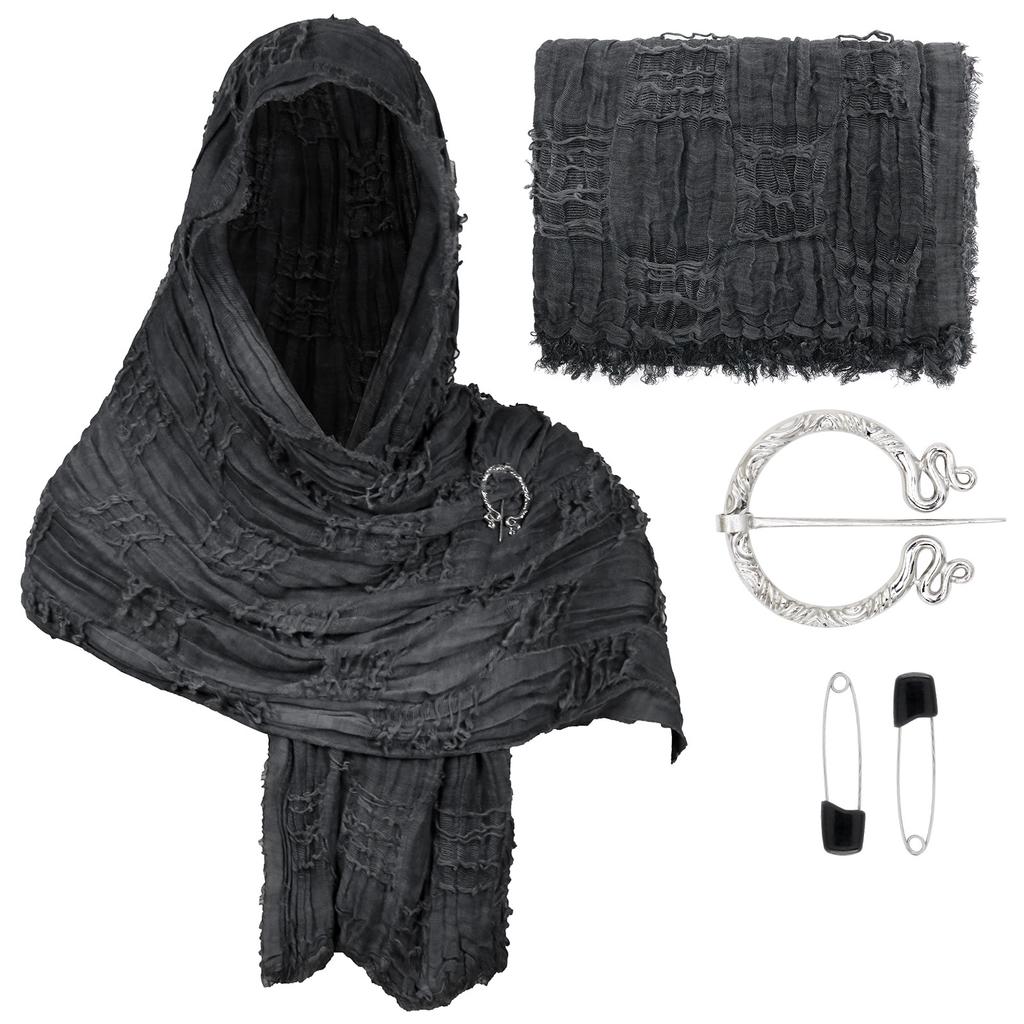 Dames Shawl Wrap van Katoen Linnen met Franjes voor Alle Casual Kleding