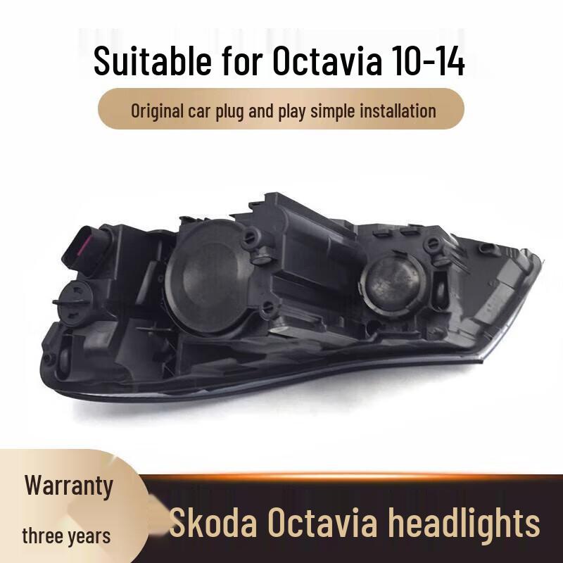 Compatible Headlight Assembly for Skoda Octavia Models 2010-2014