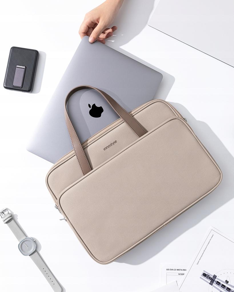 Innostyle Women's 14" Waterproof Omniprotect Pro Laptop Bag Beige