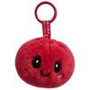 2 Stück Süßer Teigtaschen Schlüsselanhänger Ring Flauschiger Fell Pompon Teigtaschen Anhänger Schlüsselanhänger Tasche Auto Schlüssel Anhänger Geschenk für Mädchen