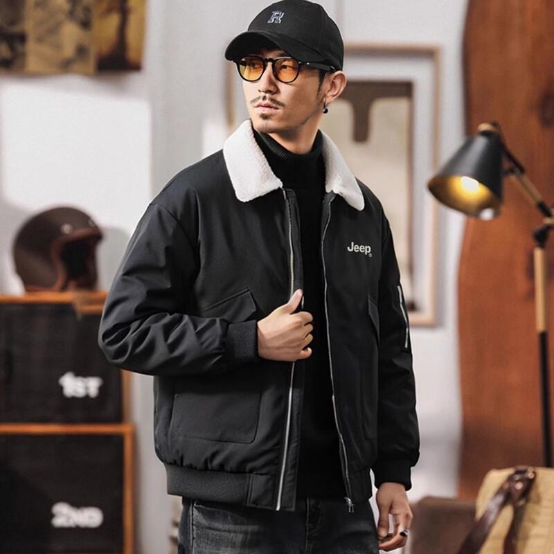 JEEP Men s Thickened Warm Casual Outdoor Jacket 4XL