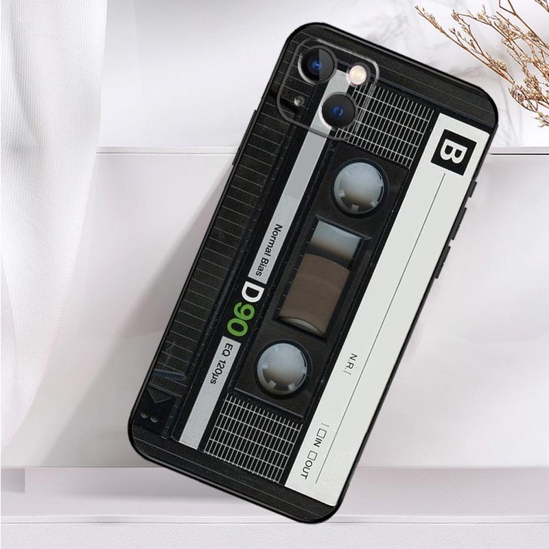 Cassette Mix Tape Shockproof Case For iPhone 17 11 14 15 16 Pro Max Plus 12 13 Mini 16e 17 Air Phone Cover