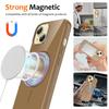 For iPhone 14 Plus Magnetic Case Compatible with MagSafe TPU Phone Back Cover with Lanyard