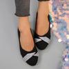 French-style Temperament Ballet Shoes, Low-heeled Comfortable and Stylish Single Shoes, Rhinestone-decorated Low-cut Women's Fla
