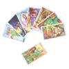 Wheel of Year Tarot Cards Hologram Paper Divination Playing Cards Entertainment Board Game
