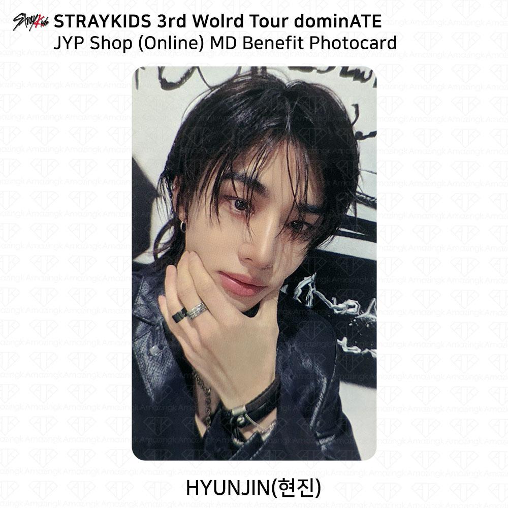 

Stray Kids 3rd World Tour доминирует JYP Shop Online MD Benefit Photocard KPOP Hyunjin