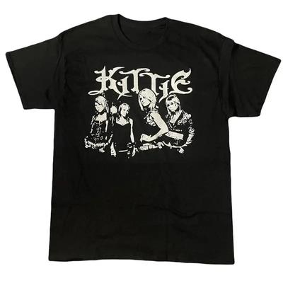 Vtg Kittie Band Muziek Tour Concert Katoen Zwart Alle Maten Voor Mannen T-shirt AP381
