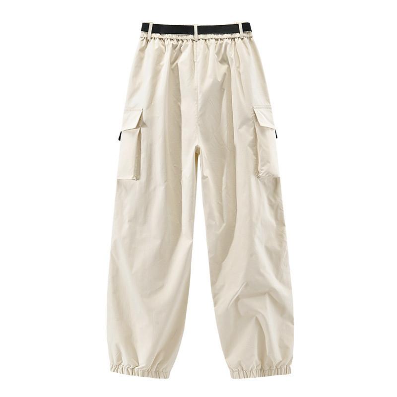 Pantaloni Casual da Uomo Primaverili con Vita Elastica per Giovani Urbani Active Wear