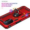Armor Shockproof Ring Stand Case For  OPPO Realme C21Y C21 C25Y A54 A74 A94 A53 A53S A32 A93 A55 A36 A76 A9 A52 A72 4G 5G Silicone Hard Back Cover
