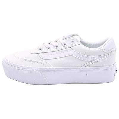 Brooklyn LS Resistente à Abrasão Tênis de Skate Baixo Feminino Branco VN000DC4WWW