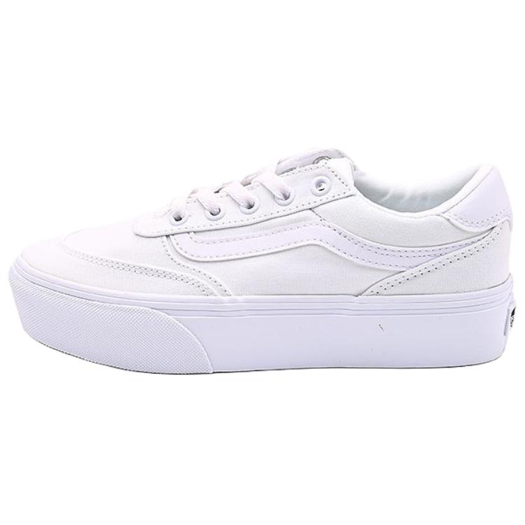 

Vans Brooklyn LS Платформа Удобные Универсальные Прочные Низкие Кеды для Скейтборда Женские кроссовки Белые VN000DC4WWW 36.5