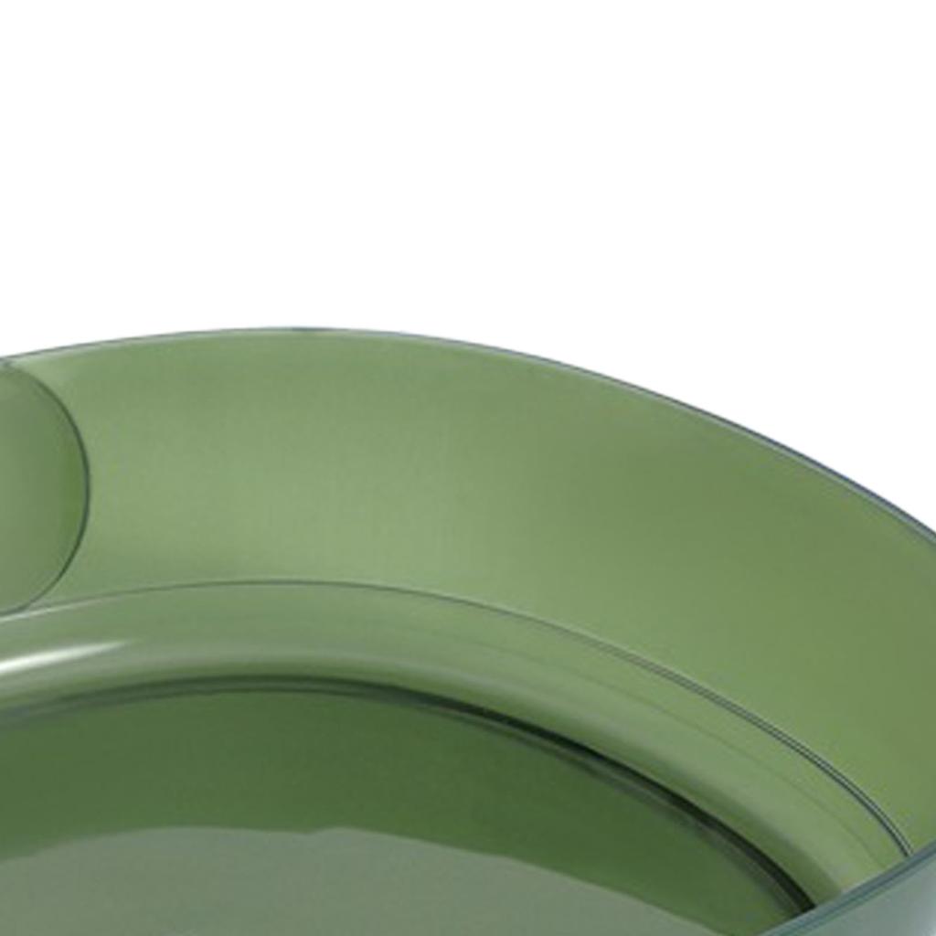 Spit Bone Plate Transparent Reusable Glossy Surfaces Multifunctional Dessert Fruit Dish for Home