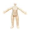 PVC 3in 4in Height Figure Dolls PVC Multiple Joints Muscle Body Doll Anime Doll Durable BJD Doll Body for Doll Customized