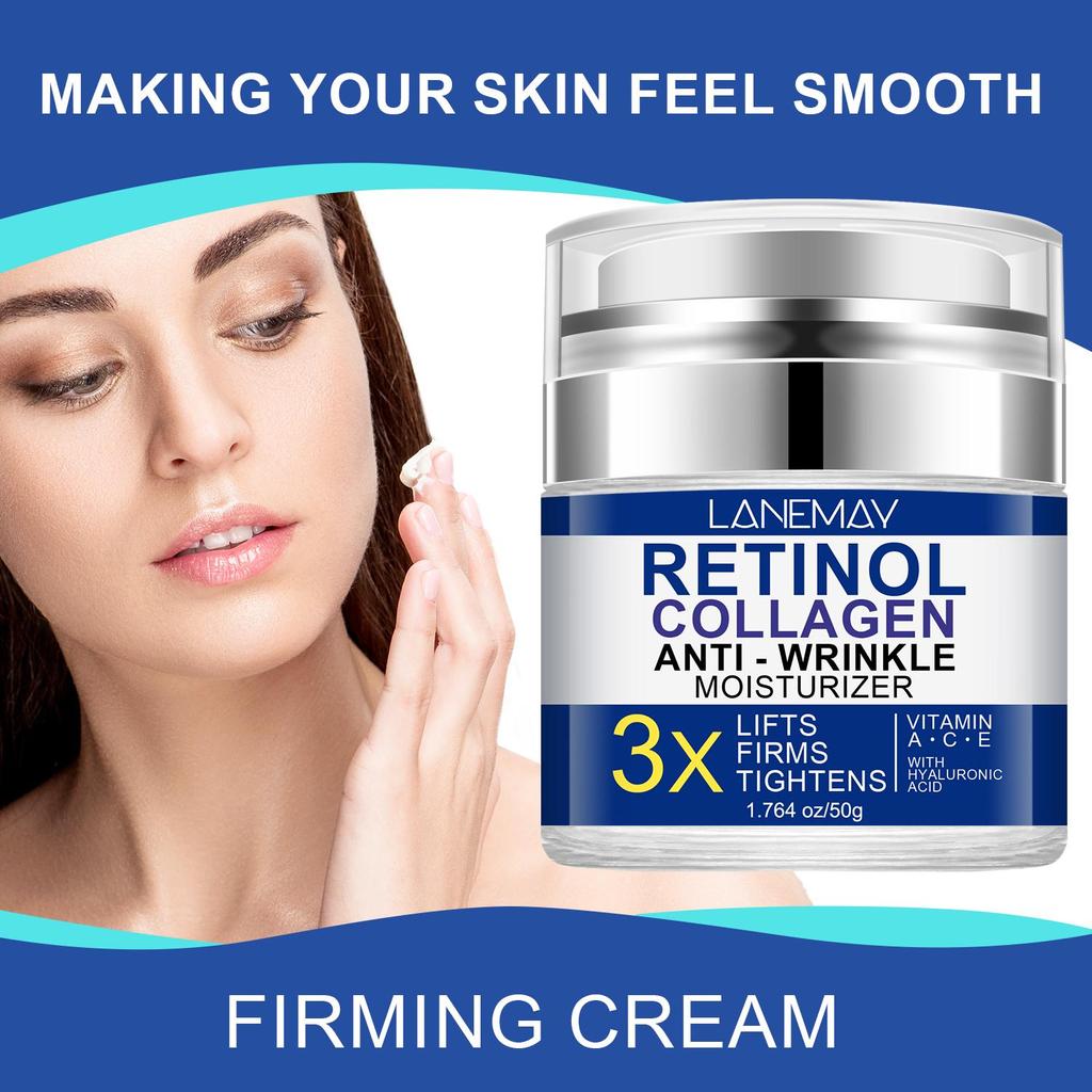 Anti-Wrinkle Cream-Deeply Moisturizes, Hydrates & Nourishes-Suitable for all Skin Types, 50ml