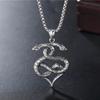 Titanium Steel Jewelry Great Demon Domain Double Snake Pendant Entanglement Double Snake Titanium Steel Pendant