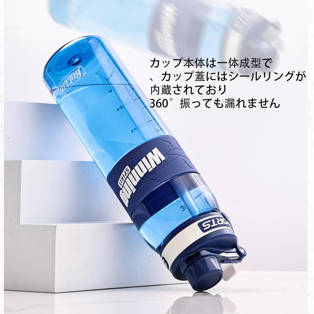 NAWEN Bottle Water Bottle 1000ml Large Capacity Portable Straw Sports Water Bottle BPA Free Plastic Water Bottle for Bicycles Adults Children Outdoor
