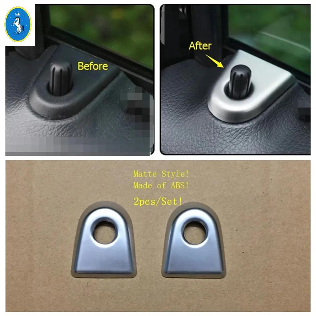 

Chrome Matte Door Lock Pin Decoration Cover Trim 2PCS Fit For Mercedes-Benz Vito W447 2014 - 2025 Interior Refit Kit Accessories Matte Style