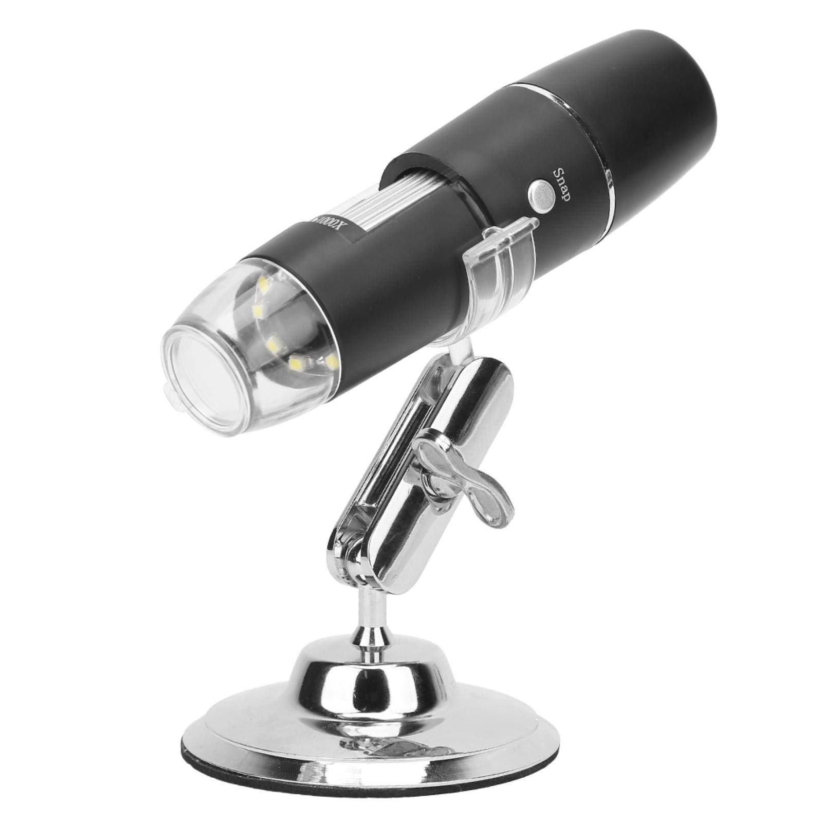 

Digital Microscope Wifi Electronic Microscope Microscope 8 LED Lights USB Rechargeable Magnifying Glass Endoscope Skin Parts Check Compact Portable