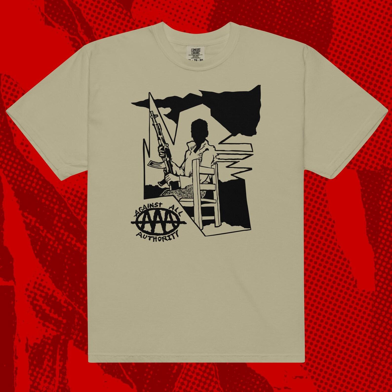 Against All Authority Shirt | Ska Punk Anarcho Against Me Operation Ivy Less Than Jake M