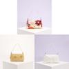 Borsa a mano in PVC con paillettes per donna con chiusura a zip per l'uso quotidiano