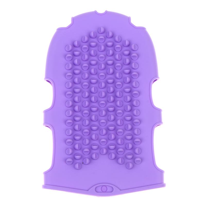 Hoge Schuimende Siliconen Badmassagehandschoenen Antislip Exfoliërende Lichaamsscrubber voor Douche Spa Huid Peeling in Huis