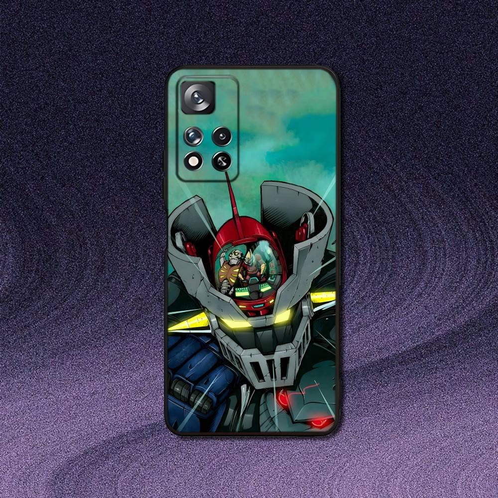 

M-Mazinger Z Robot Phone Case For Samsung S 25,24,23,22,30,21,10,9,Ultra,Plus,Lite,FE,4,5G Black Soft Case Samsung S22ULTRA5G