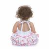NPK 47cm Newborn Bebe Doll Reborn Baby Girl  Doll In Tan Skin Full Body Silicone Bath Toy  Dolls