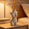 Yousheng Vase Ornament, Women Figure Shape Vase for Flower Arrangement Decoration, Bedroom Living Room Balcony Garden Windowsill Home