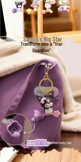 Sanrio Cinnamoroll & Kuromi Charm Keychain Pendant