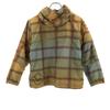 BURTON Check Pattern snow board Jacket M Yellow Kid's Used