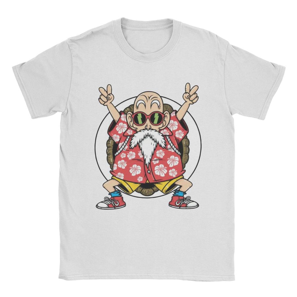 Dragon Ball Master Roshi Muten T Shirts Unisex Womens Cotton TShirts O Neck Kame Sennin Jackie Chun Tee Shirt Clothes Plus Size