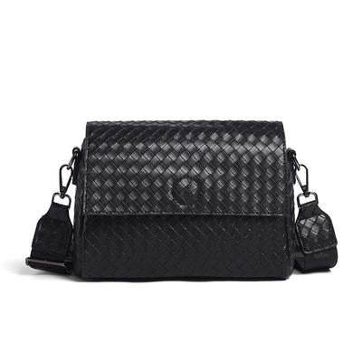 Embossed Woven Messenger Bag, Double Shoulder Strap Bag, Hand Bag, Shoulder Crossbody Bag for Women