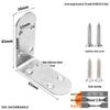 Thickened Stainless Steel 90° Right Angle L-Shaped Corner Bracket Shelf Support