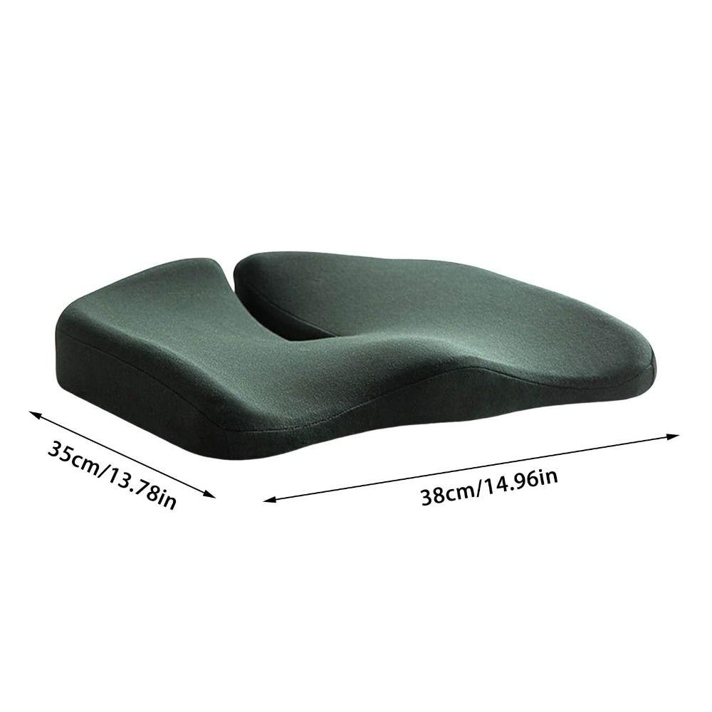 Soft Memory Foam Butt Pillow Non-Slip Ergonomic Butt Cushion Chair Cushions  for Travel Use