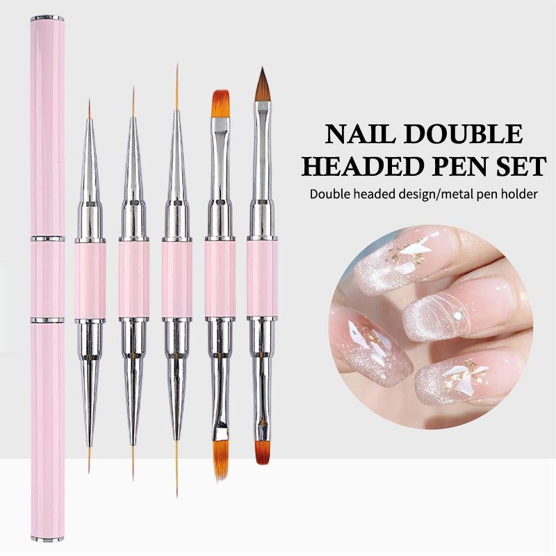 Nail Art Brush Professional Thin Liner For Manicure Decoration Brushes Set Nails French Paint Uv Gel Acrylic Decorating Tools