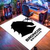 Brisbane Broncos Pride Carpet Rug for Living Room Bedroom Home Sofa Decoration,Kids play Nonslip Floor Mat